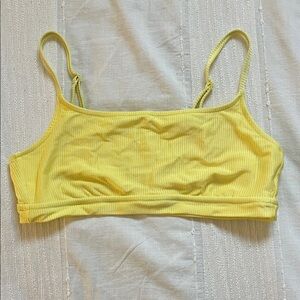 Aerie Sunny Yellow Swim Top